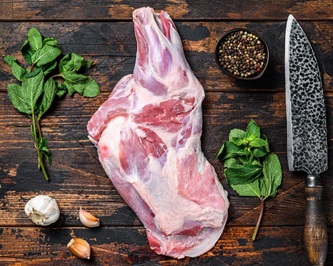 A fresh cut of Goat Shoulder, image 2 of 2